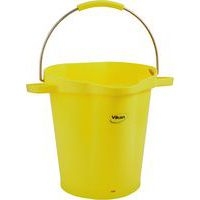 Lot de 5 Seau gradué, bec verseur, 20 L, Jaune - Image principale