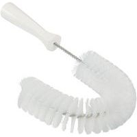 Lot de 10 Brosse à main flexible avec pas de vis, Ø55 mm, 360 mm Blanc - Image principale