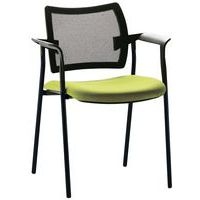 Fauteuil visiteur Tendance dossier résille Sokoa - Image 5