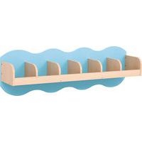 Lisse d'accueil 6 casiers bleu - Image principale