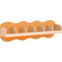 Lisse d'accueil 6 casiers  orange - Image principale