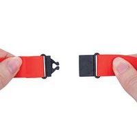 Lot de 10 Tours de cou rouges : Clip No-TwistTM - 44 cm x 2 cm - Image 4