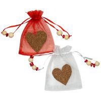 Boite 1000 perles rondelle bois coloré - Image 3