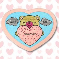 12 puzzles cœur à décorer - Image 6