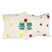 Housse coussin coton écru à décorer 40 x 40 cm - Image 2