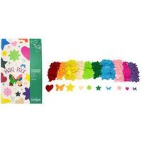 Lot de 600 gommettes feutrine thème printemps - Image principale
