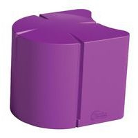 Pouf ovale Connexio - violet - Image principale
