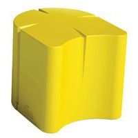 Pouf ovale Connexio - jaune - Image 2