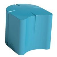 Pouf ovale Connexio - bleu pastel - Image 2