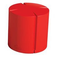 Pouf rond Connexio - rouge - Image 2