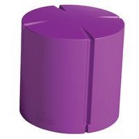 Pouf rond Connexio - violet - Image 2