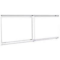 Tableau blanc coulissant composé de 2 panneaux pour ENI - Image principale