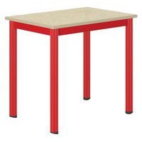 Table Carélie mobile 70x50 cm méla coq oeuf chts polypro. - Mobidecor - Image principale