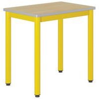 Table Carélie 70 x 50 cm fixe stratifié hêtre chants polyuréthane - Image principale