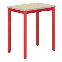 Table Carélie 70 x 50 cm fixe strat coq oeuf chants polyuréthane - Image principale