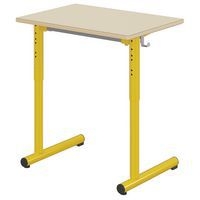 Table Tage réglable 70x50cm T3 à T6 strat. chants alaisés - Mobidecor - Image principale