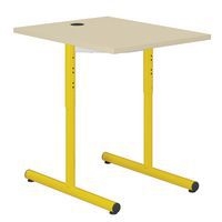 Table info Hubbe prof 80 cm réglable T3 à T6 méla polypro - Mobidecor - Image principale