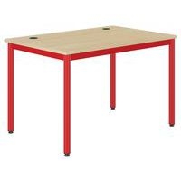 Table Info prof 80 cm T6 passe câble strat chants polypro - Mobidecor - Image principale