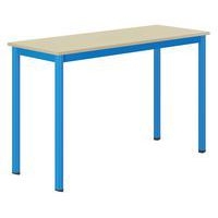 Table Carélie mobile 130x50 cm mél coq oeuf chts polypro. - Mobidecor - Image 2