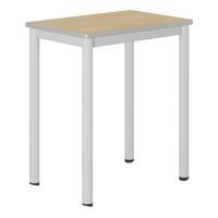 Table Carélie mobile 70x50cm strat hêtre chts polyuréthane - Mobidecor - Image principale