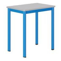 Table Carélie mobile 70x50cm strat. gris chts polyuréthane - Mobidecor - Image 2