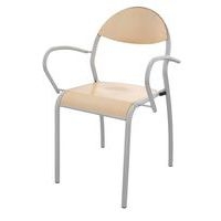 Fauteuil Rondo'o 4 pieds accotoirs tube Mobidecor - Image 2