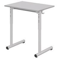 Table Tage réglable 70x50cm T3 à T6 méla. chants polypro. - Mobidecor - Image 2