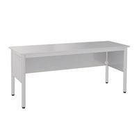 Chaire prof Nova 160 x 64 cm stratifié gris dauphin Mobidecor - Image 2