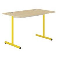 Table info Hubbe prof. 70 cm T6 mélaminé chants polypro. - Mobidecor - Image 4