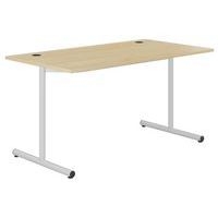 Table informatique Hubbe prof 80 cm T6 stra chants polypro- Mobidecor - Image 2