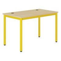 Table Info prof 70 cm T6 passe câble méla. chants polypro - Mobidecor - Image 2