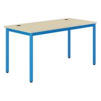 Table Info prof 70 cm T6 passe câble méla. chants polypro - Mobidecor - Image 3