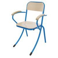 Fauteuil Trévise AST accotoirs hêtre - gris - Image 2