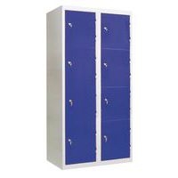Armoire non visitable 8 cases - bleu - Image principale