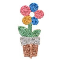 Atelier 12 fleurs à décorer cristaux nacrés - Image 2