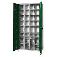 Armoire de stockage 32 téléphones/tablettes Gris/Vert - Manutan Expert - Image 4