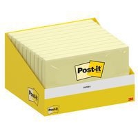Bloc 100 feuilles 127x76 mm notes Post-it® jaune - Image 2