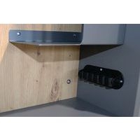 Bureau mural 120 x 26 x 65 cm Chêne - Image 6