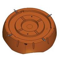 Kit de fixation 3 platines inox pour fauteuil Connexio Rondo - Image 2