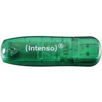 Clé USB 2.0 Rainbow Line - 8Go Vert INTENSO - Image principale