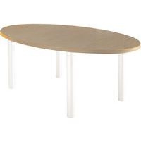 Table Ovale Conseil 4, 6 ou 8 pieds tube - Image principale