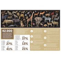 Puzzle géant animaux de la savane en danger 200 pièces - Image 3