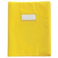 Protège-cahier plastique 17x22 cm épaisseur 12/100e - Jaune - Image principale