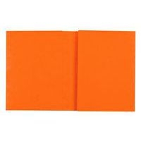 Protège-cahier carte lustree forte 2 très grands rabats 225g 17x22 cm - Orange - Image principale
