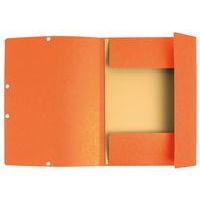 Chemise élastique et rabats A4 Orange - Image 2