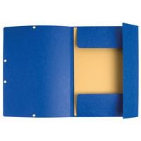 Chemise élastique et rabats A4 Bleu - Image 3