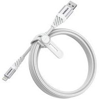 Câble Premium tressé et renforcé USB-C à Lightning 1m blanc - Image principale