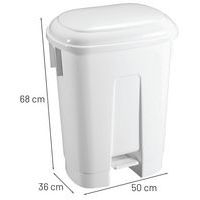 Poubelle à pédale derby avec séparateur 2x30 l - Image 3