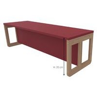 Banc réversible Filou T00 T0 T3 rouge cerise - Image 3