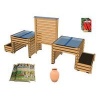 Ensemble potager PMR et panneau d'affichage central - Image principale